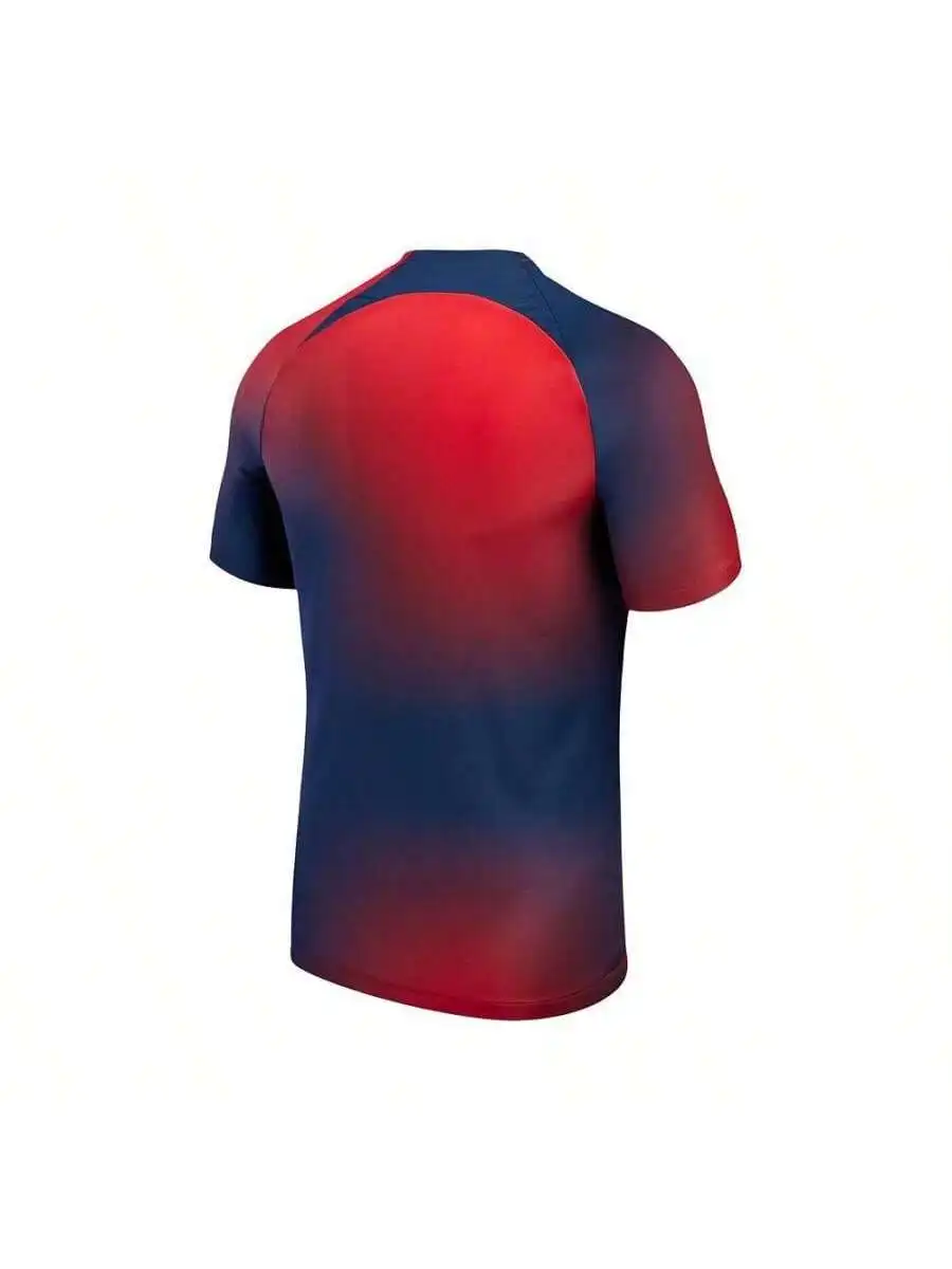 Comodo sport per il tempo libero Paris Saint-Germain maglia da allenamento per giovani della marina da uomo