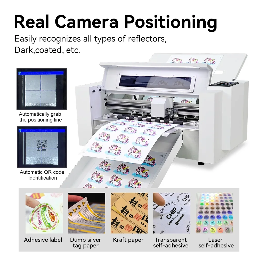 2025 حار بيع عالية السرعة الجدول كرتون تسمية آلة قطع الورق القاطع التلقائي تغذية التسمية آلة قطع القوالب #2