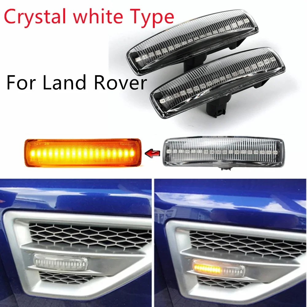 

For Rover Sport L32 Land Rover LR2 L359 Discovery 3 LR3 4 LR4 L319 Auto Parts LED Dynamic Turn Side Marker Light Indicator Lamp