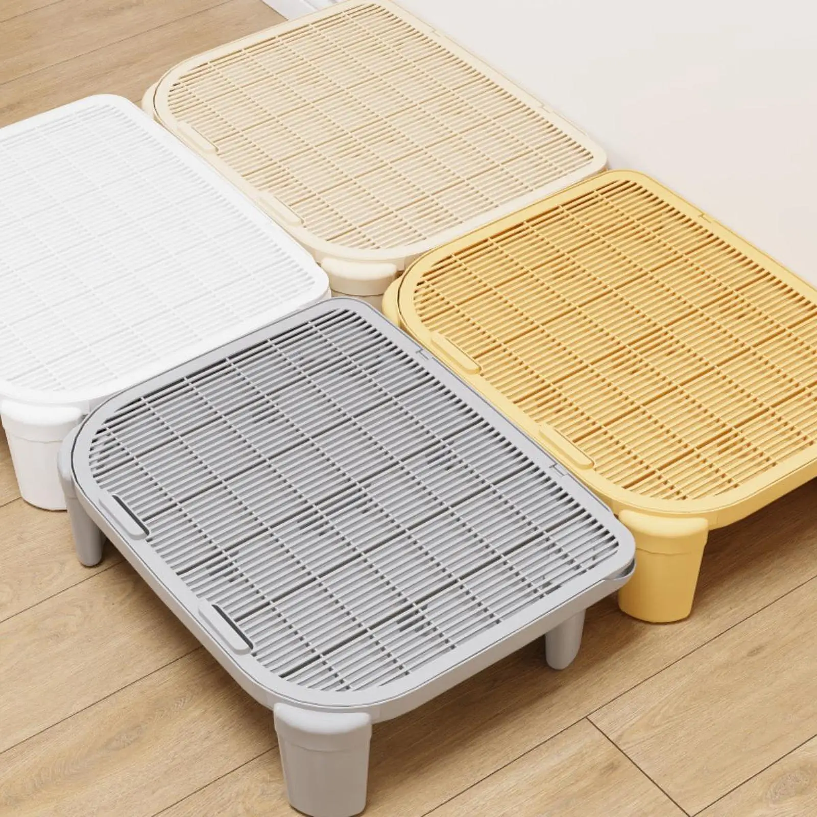 Tapis de sol en polymère pour litière pour chat, tapis de chute pour animaux de compagnie, fournitures pour toilettes, HOPet