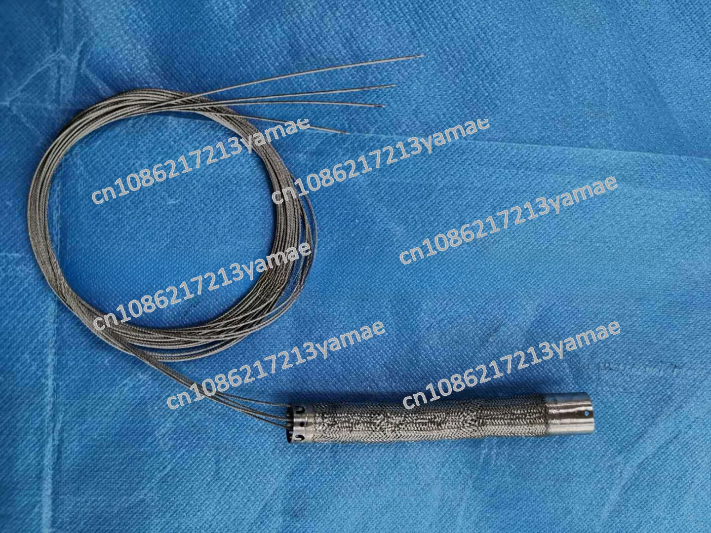 Medical endoscope insertion tube, wheel, beam of light tip cap, clamp tube