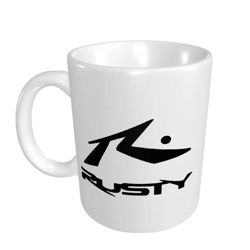 Rusty Surfboards Graphic Print Coffee Mug Funny Ceramic Cups Office Tea Cocoa Cup Home Kitchen Decor Unique Gifts