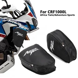 Barras de choque de marco de motocicleta, bolsa impermeable, herramienta de reparación, bolsas de colocación para Honda CRF1000L Africa Twin CRF1000L Adventure Sports