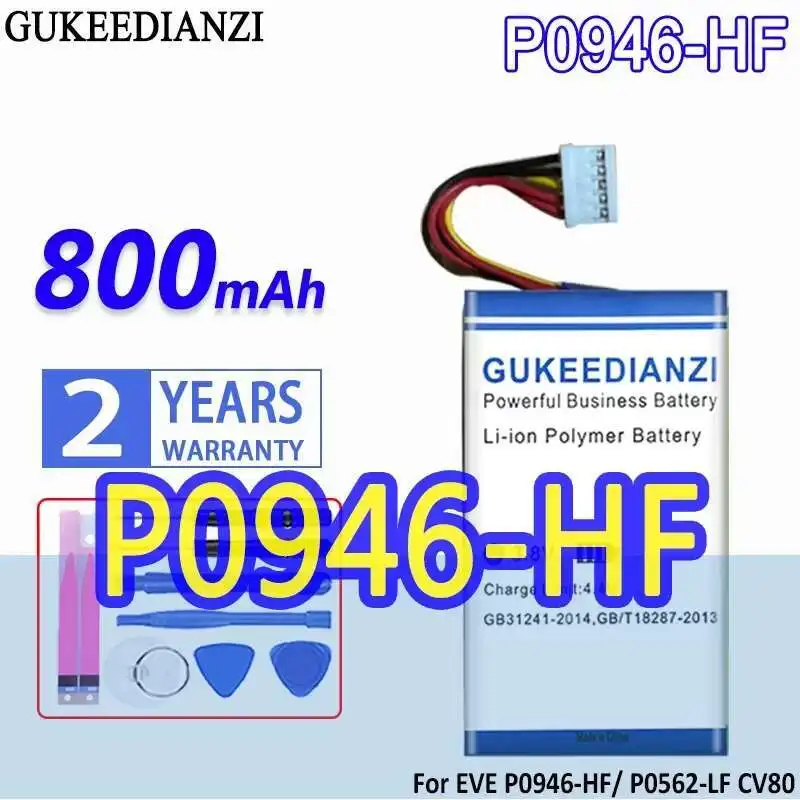 

Portable Photo Printer Battery P0946-HF 800mAh For Eve P0946-HF P0562-LF CV80 Portable Photo Printer