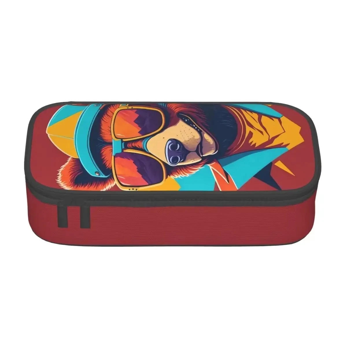 

Роскошные высокомодные оригинальные пеналы с граффити и медведем для девочек и мальчиков Kawaii, большая вместительная коробка для ручек, сумка для канцелярских принадлежностей