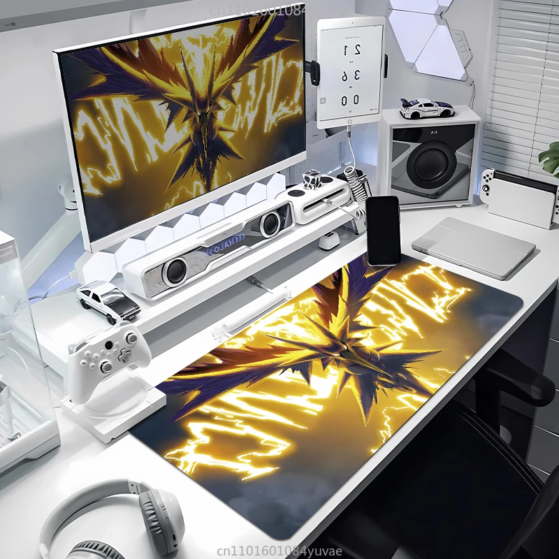 

Keyboard Table Mat Pokémon Leather Mouse Pad Pikachu Japanese Anime Oversized Two-dimensional Gaming Desktop Student Writing Pad