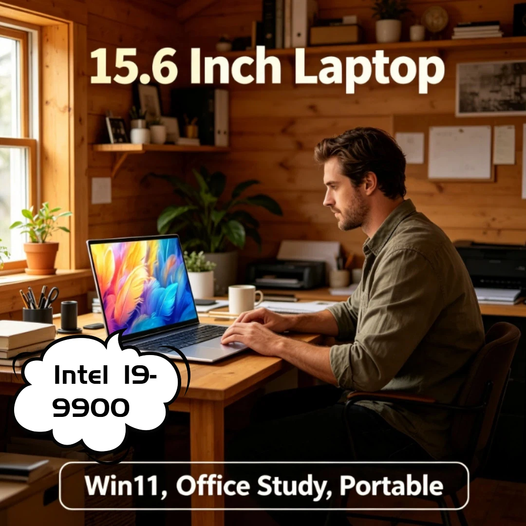 

15.6" Trendy Original Laptop Intel I9-9900 120Hz Ultra-clear FHD IPS Screen 5000mAh 32GB/2TB SSD Backlit Keyboard