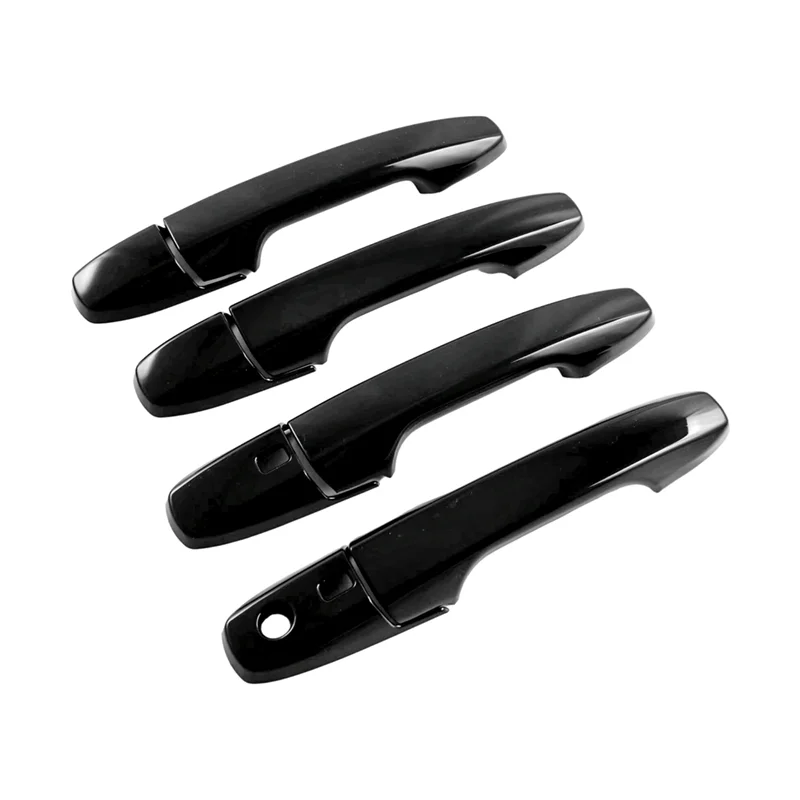 

QB-For Toyota Yaris Cross 2023 2024 Spare Parts RHD Southeast Asia Version Car Exterior Door Handle Cover Trim Kit (Black)