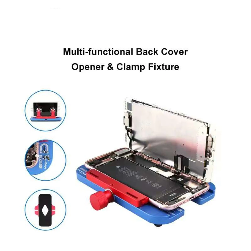 Gtoolspro GO-010PRO 3in1 Multi-functional Dismantling Back Cover Opener Screen Pressure holding Clamp Glass Fixed Suck Holder