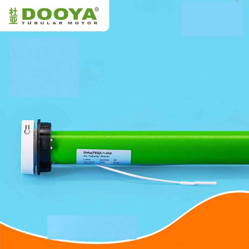 Original DOOYA DM25TEQ/L-1.1/20 Tubular Motor Electric Rolling Shutter Motor Suitable For Honeycomb Zebra Blinds