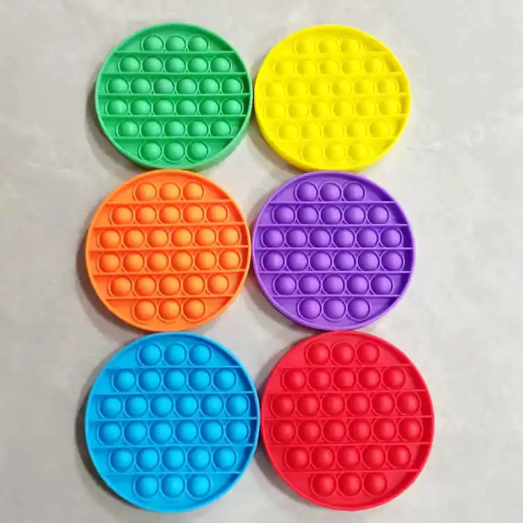 Jouets Sensoriels à Bulles en Silicone pour Enfant, Cadeaux Soulignés de Charleroi