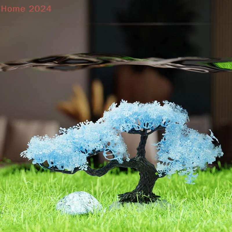 Новое украшение для аквариума с имитацией дерева, аквариум, пластиковое растение, искусственная имитация водяных растений, украшение для аквариума