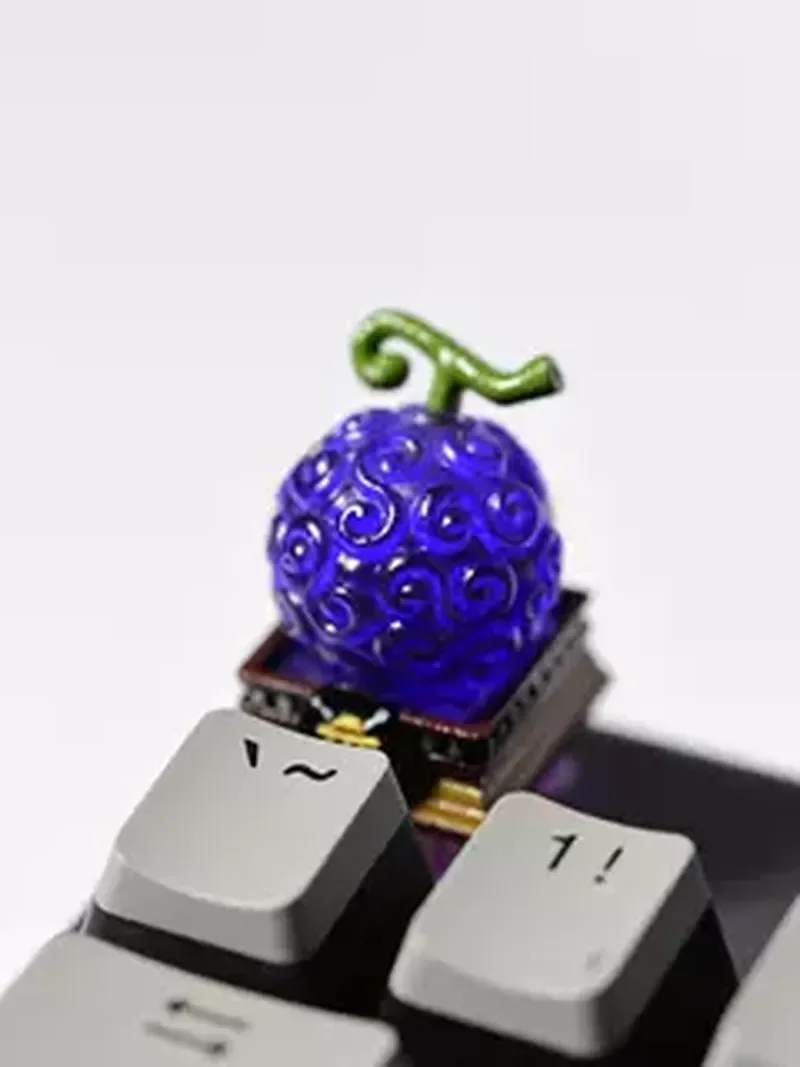 Devil Fruit Model Figure One Piece Gk Mechanical Keyboard Cross Shaft Customized Resin Transparent Keycaps Collection Decoration