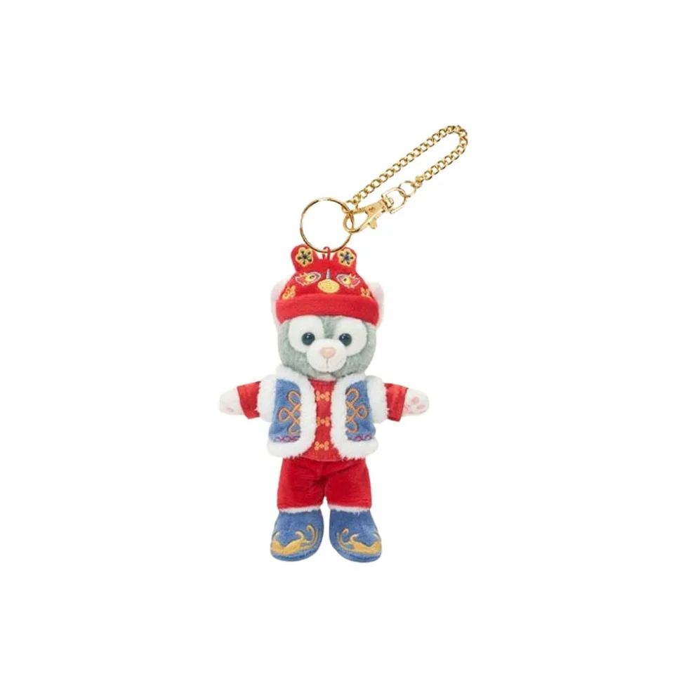Disney 2024 Spring Festival Duffy And Friends Collection Gelatoni Dolls Plush Charm H14.5cm 140Q124S018