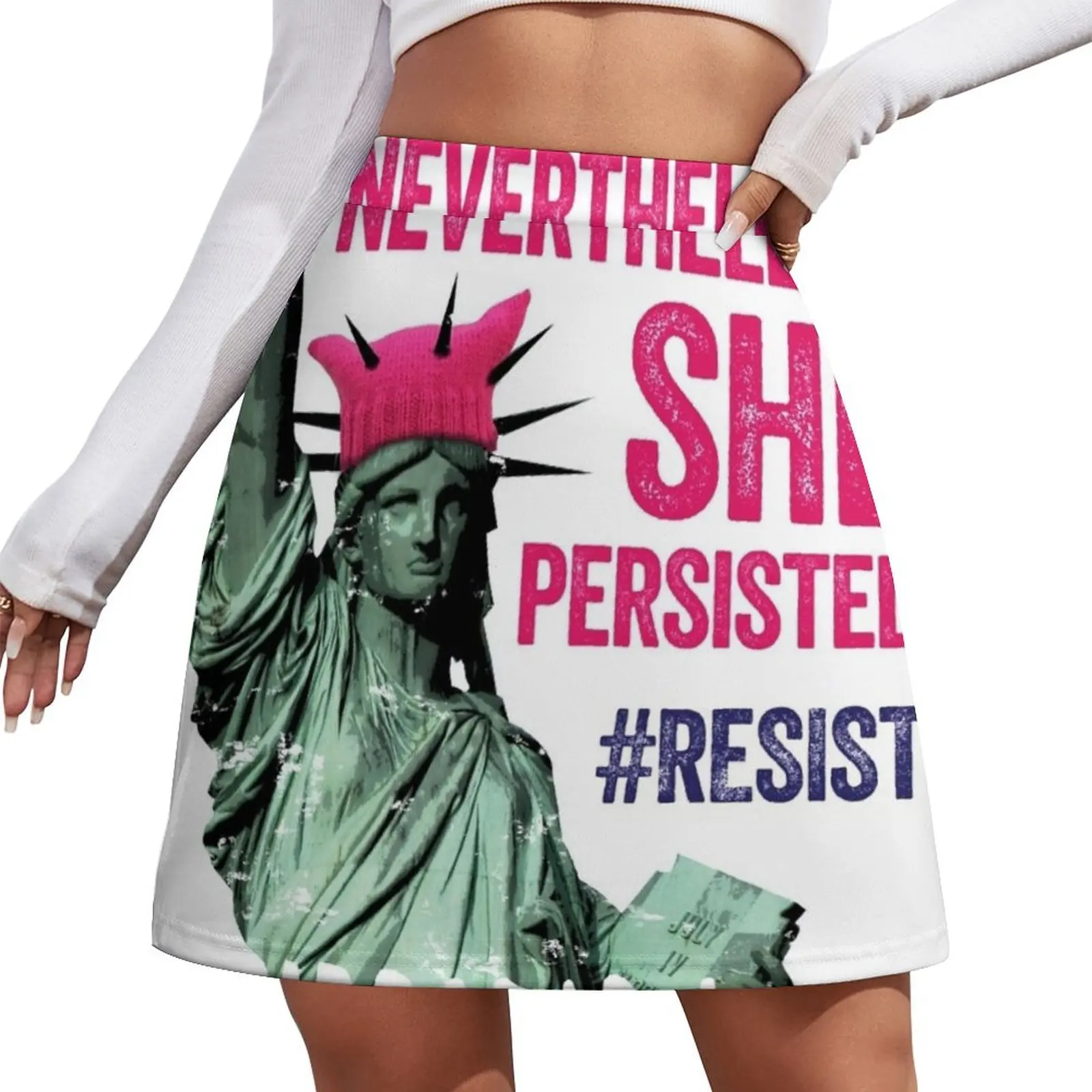 

Nevertheless She Persisted Mini Skirt rave outfits for women skirt for women sexy skirt Short skirts