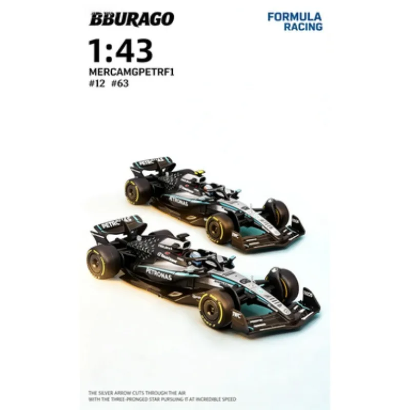 

BBURAGO 1:43 Модель гоночного автомобиля W16F1 из сплава, игрушка для мальчиков, коллекционный предмет для взрослых, креативный подарок на праздник.