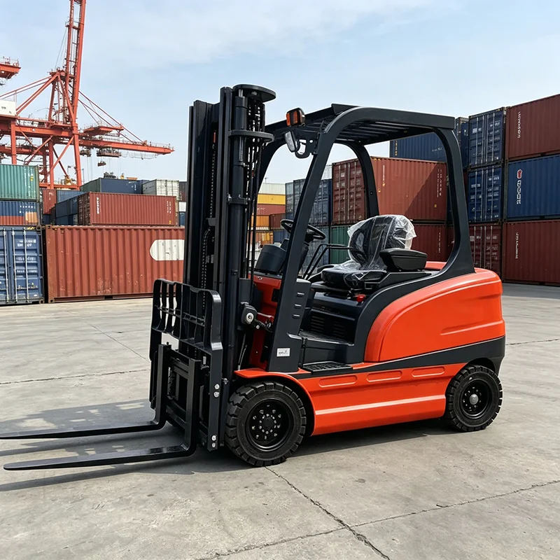 High Lift Electric Forklift 3 Ton with 4 Stage Mast and 8 Meter Lifting Height for High Bay Racking
