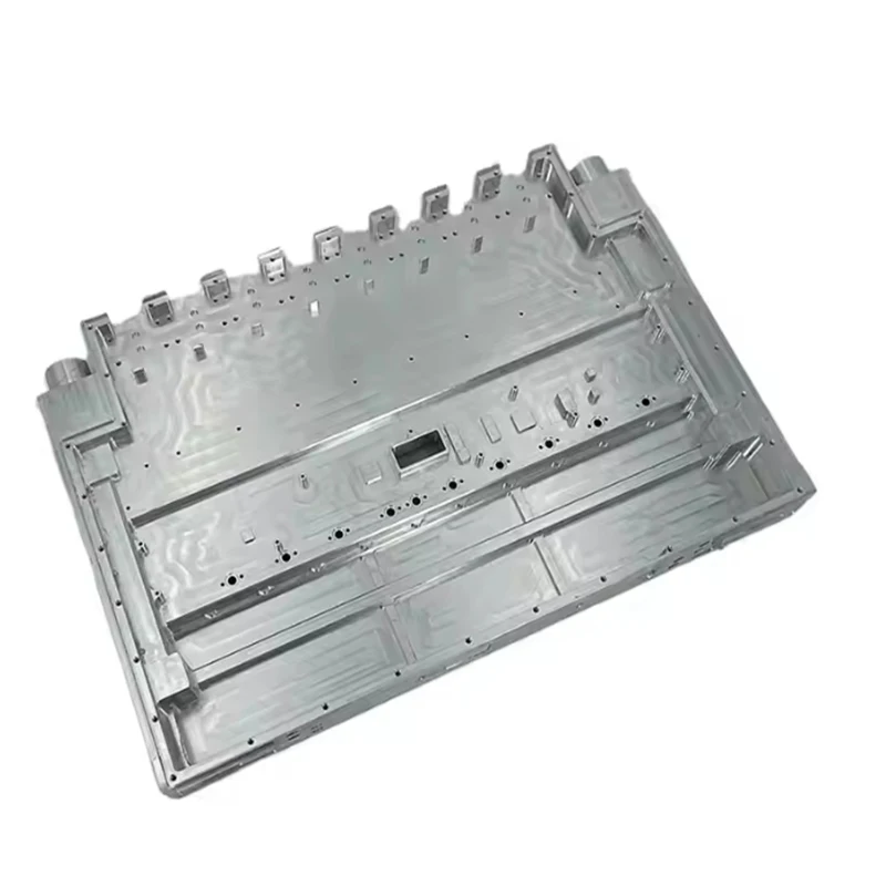 Custom Red Prototype Aluminum Brass Keyboard Enclosure CNC Precision Machining Aluminum Part