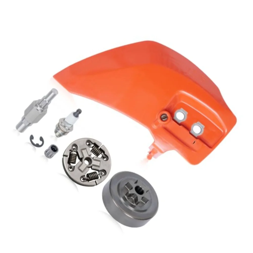 6-Piece Clutch Cover Kit for CS-310 CS-352 For Chainsaws Includes Sprocket Circlip Stop Tool Clutch Assy Spark