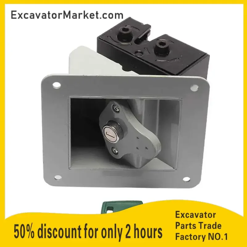 

Excavator For EC55 Engine Rear Cover Lock Hood Lock Engine Cover Lock Assembly Exterior Accessories