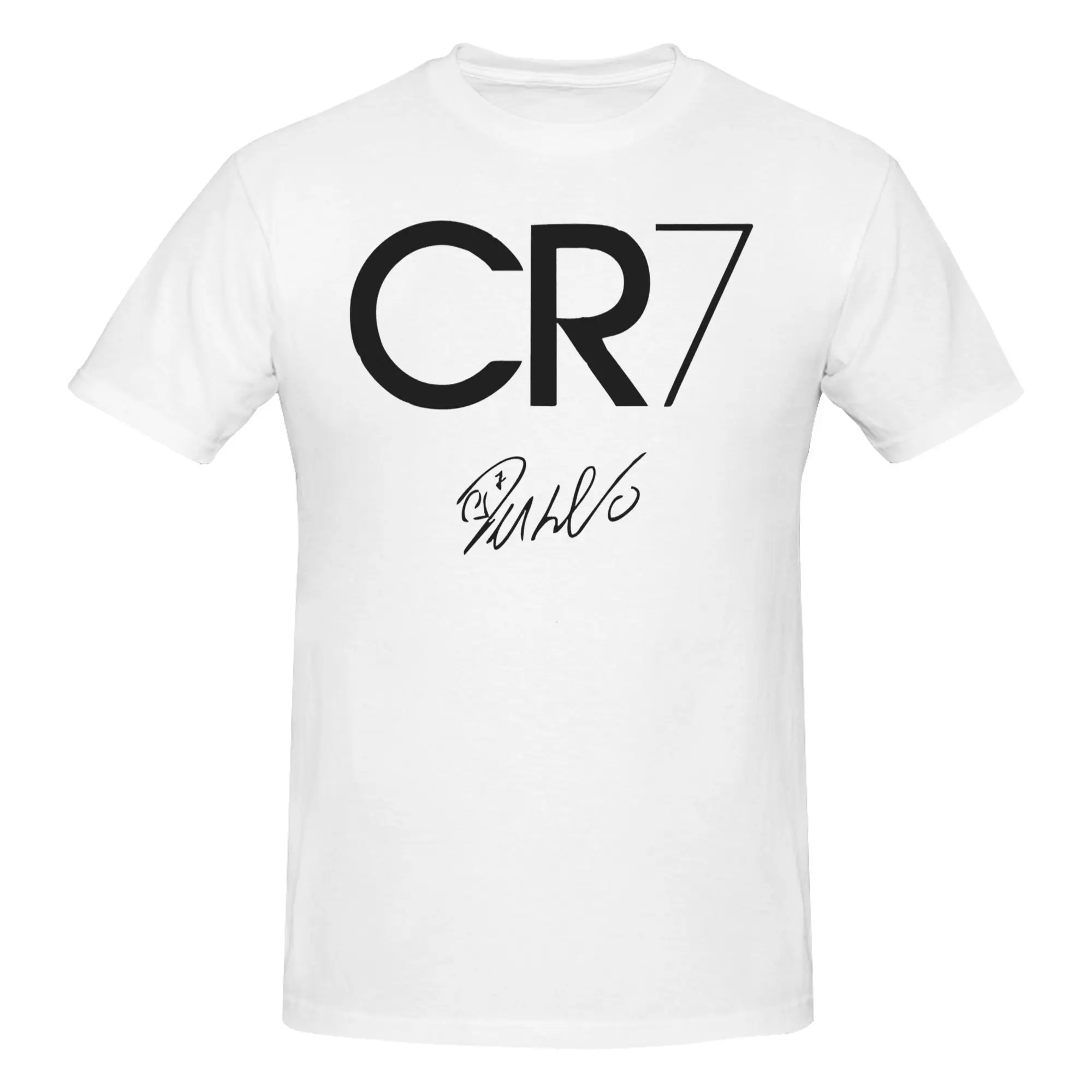 Streetwear Cristianos Ronaldos CR7s T Shirt Men's O-neck Short Sleeve Tops Cotton Summer Tops