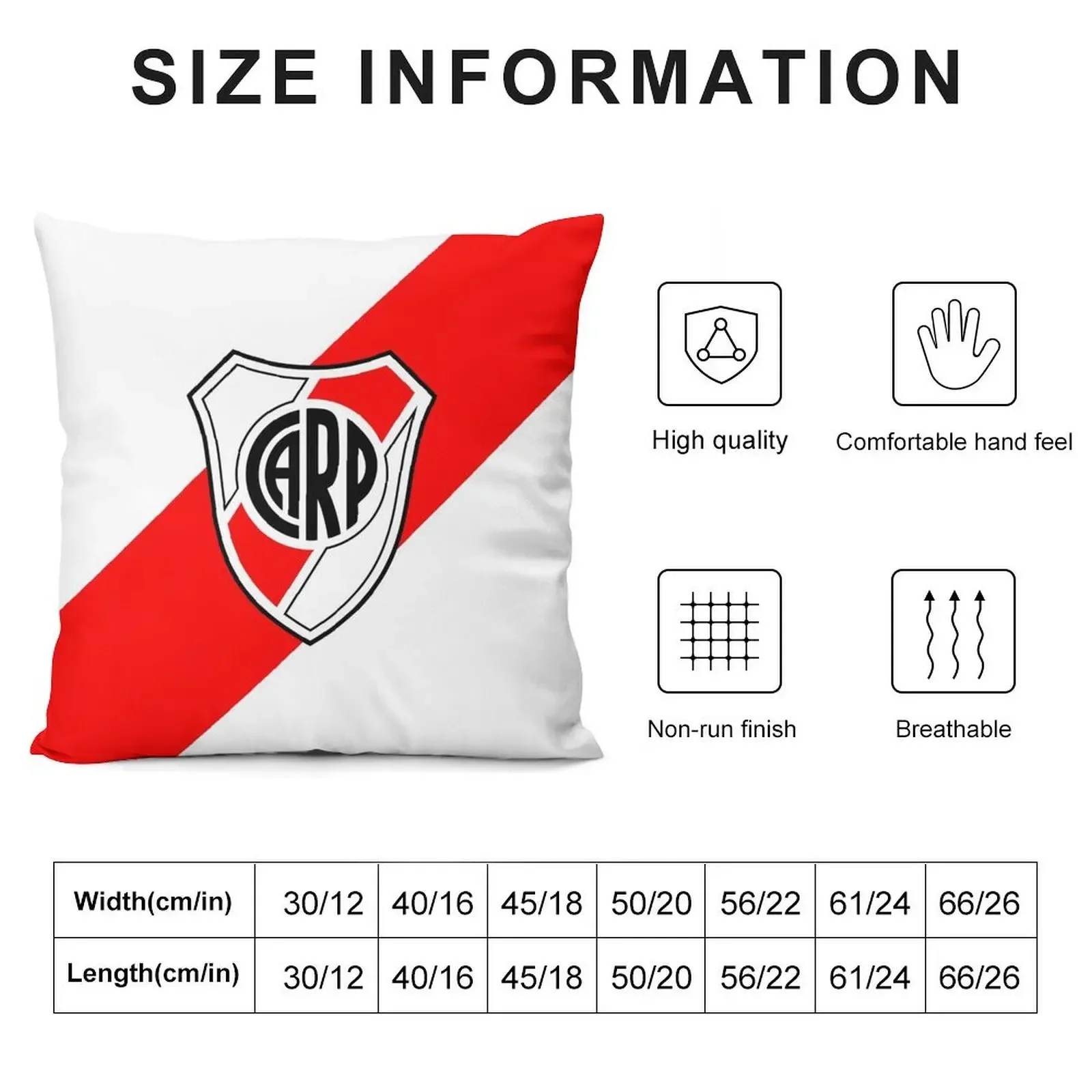 Club Atlético River Plate Throw Pillow Cushions For Decorative Sofa Pillow Case pillow