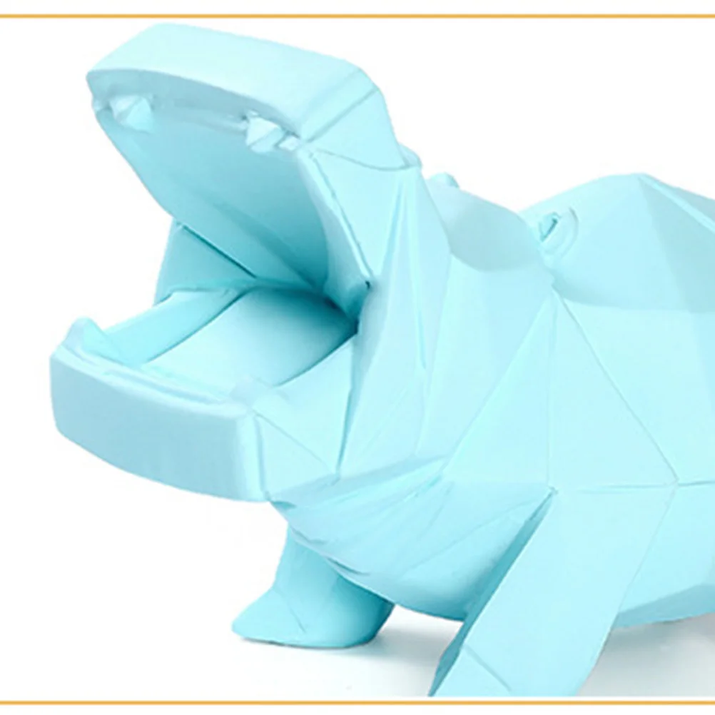 

Hippo Shaped Saving Pot Fashion Money Box Durable Desktop Ornament Creative Household Decoration Saving Pot Money Box