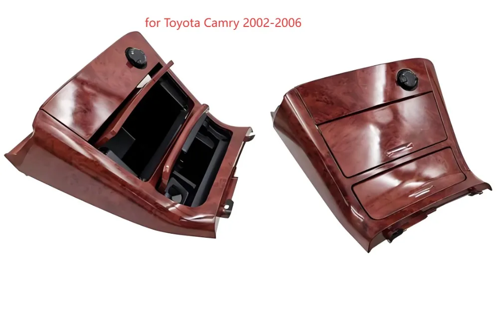 

for Air conditioning outlet for Toyota Camry 2002-2006 1pcs Car Interior Wood Color Gear Shifters Panel +Auto Airvent Kit