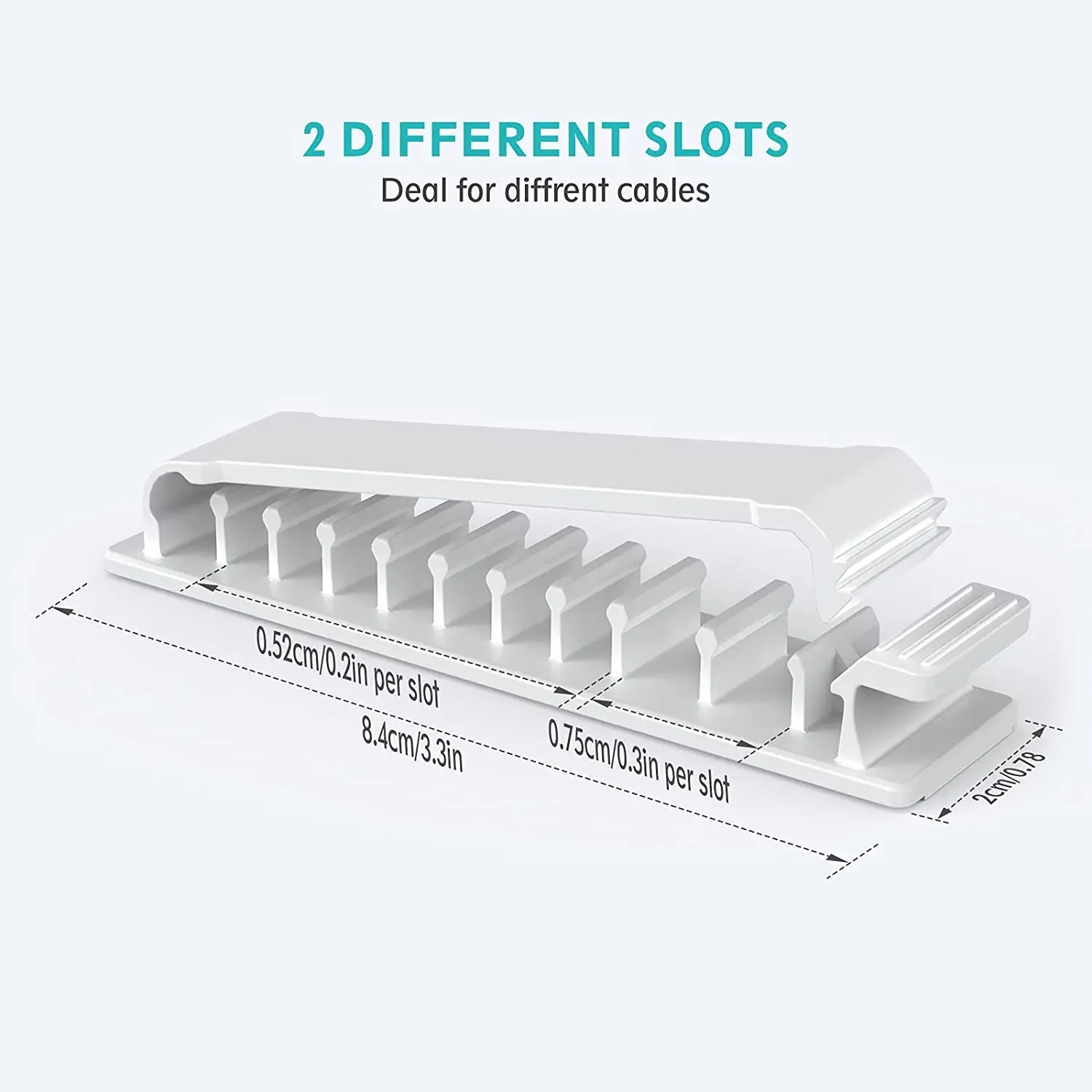 Cable Organizer Cord Management Wire Holder Flexible USB Cable Winder Tidy Silicone Clips For Mouse Keyboard Earphone Protector view 4