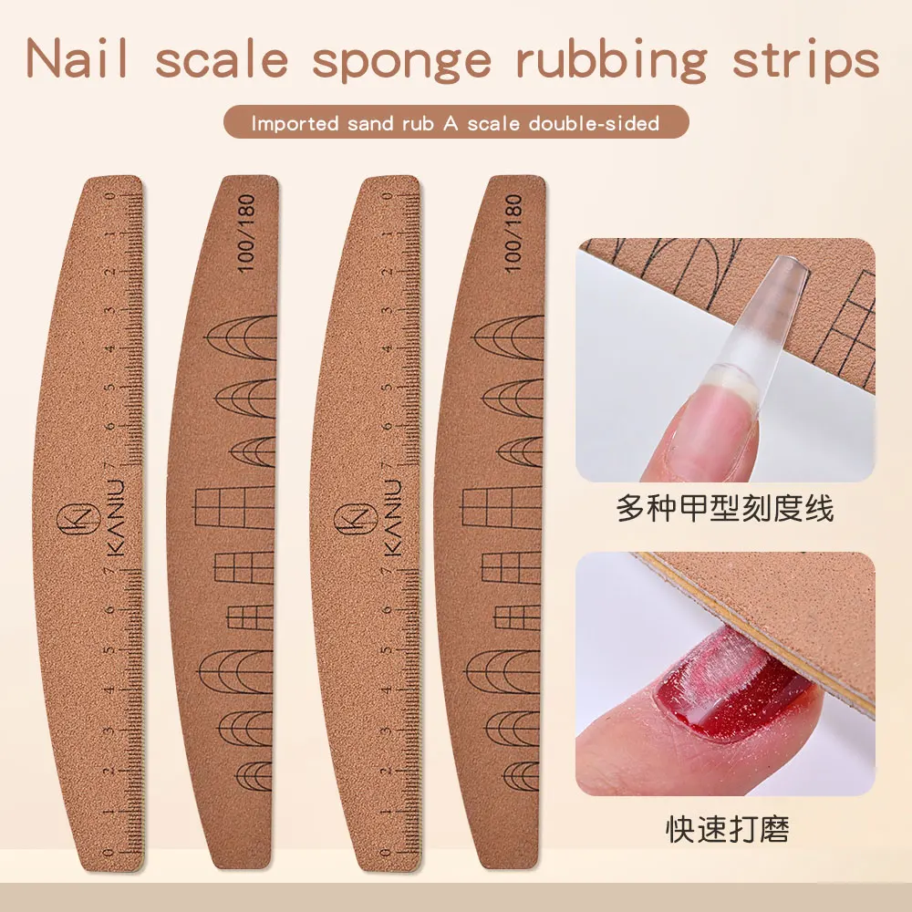 

Пилки для ногтей на заказ с разметкой 100/180/180 грит, моющиеся полировочные палочки для гель-лака и маникюра с эффектом «кошачий глаз», инструменты для маникюра и педикюра