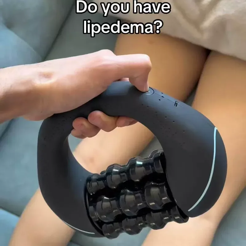 Rolling Tapping Massager Full Body Deep Tissue Muscle Recovery 3 Speed Powerful Rotation Home Gym Pain Relief Therapy