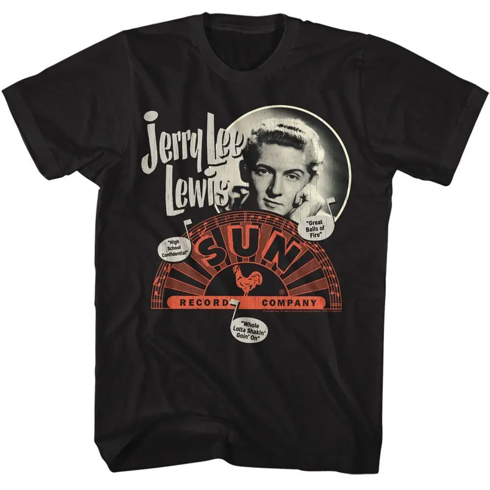 Jerry Lee Lewis Music Note Song Titles Music Shirt