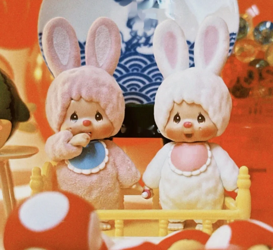 

Moqiqi Flocking Mascot Series слепая коробка Япония ограниченная серия аниме фигурка настольные украшения детские игрушки подарок-сюрприз