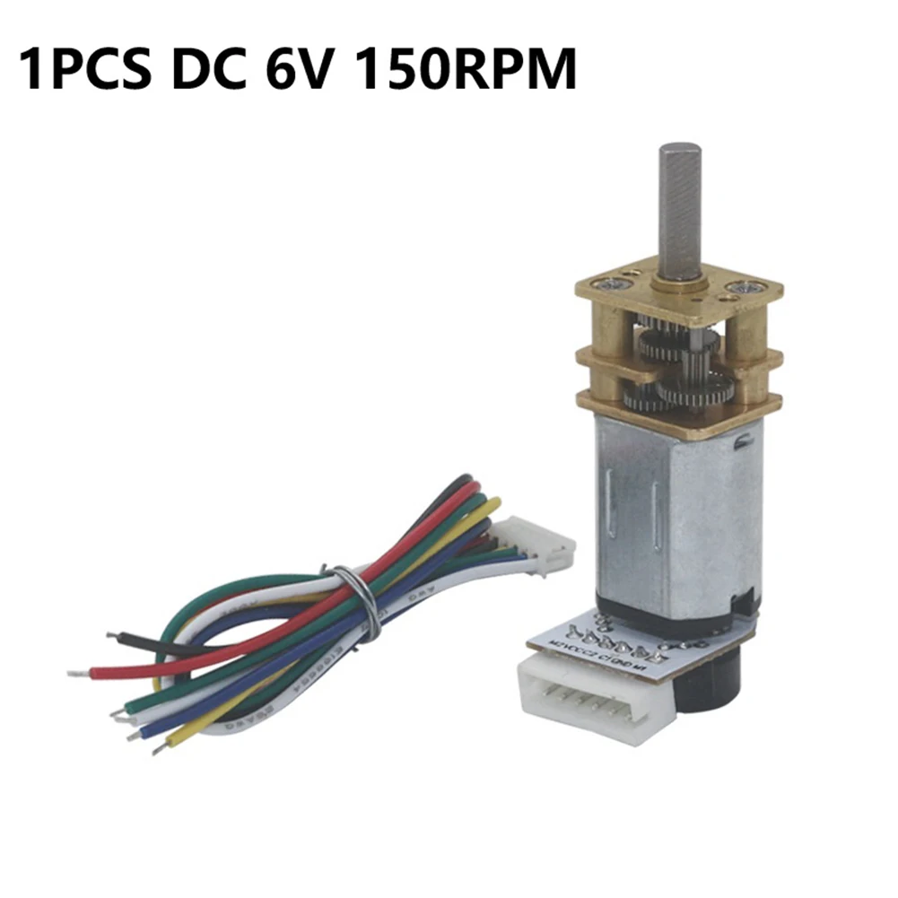 For GA12 For N20 High Torque DC Motor with Encoder Excellent Replacement Option for Robotics and Hobby Projects