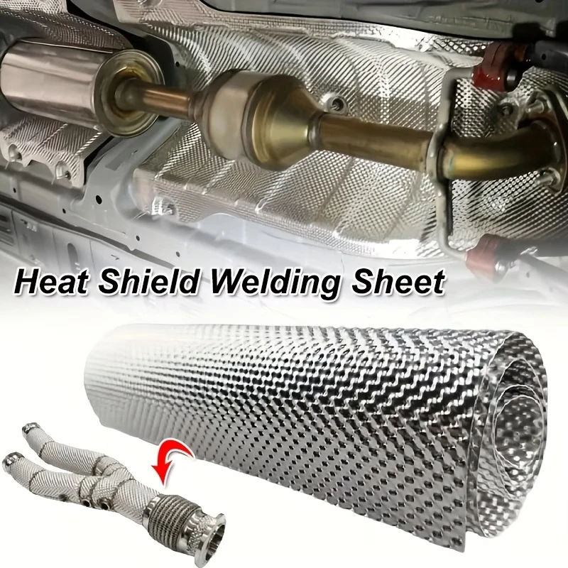 30x60cm Engine Heat Shield Motorcycle Exhaust Pipe Stainless Steel Turbine Guard/Welding Plate Used For Turbine And Drain Pipes