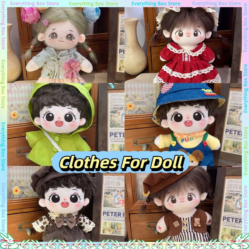 

New Cute Doll Leisure Set Suitable For 20cm Cotton Doll Doll Dress Up Decoration Accessories Children'S And Friends Gifts