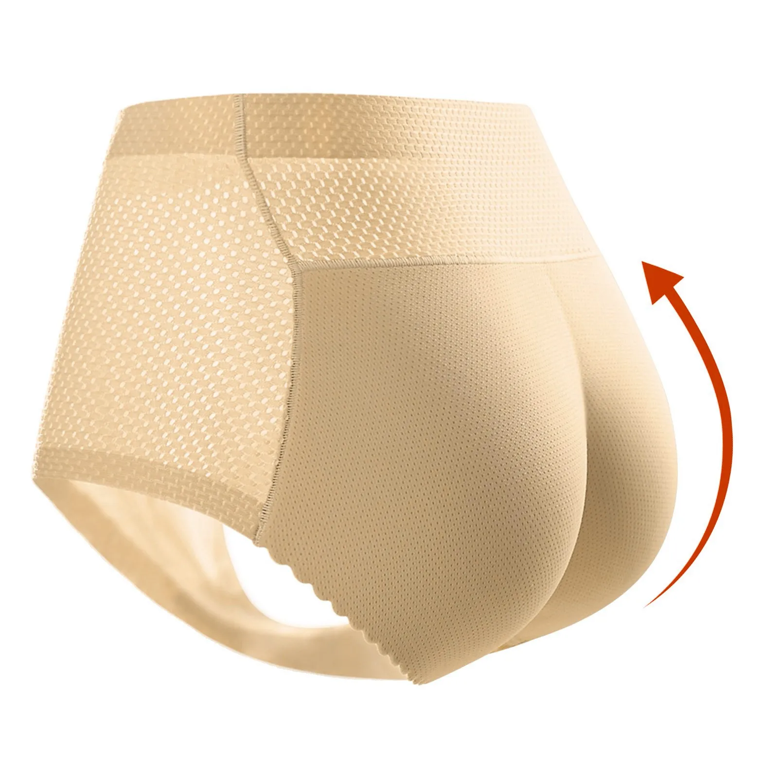 Lady Middle waist Sexy Padding Panties Bum Padded Butt lifter Enhancer Hip Push Up Panties Underwear Seamless Panties Buttocks