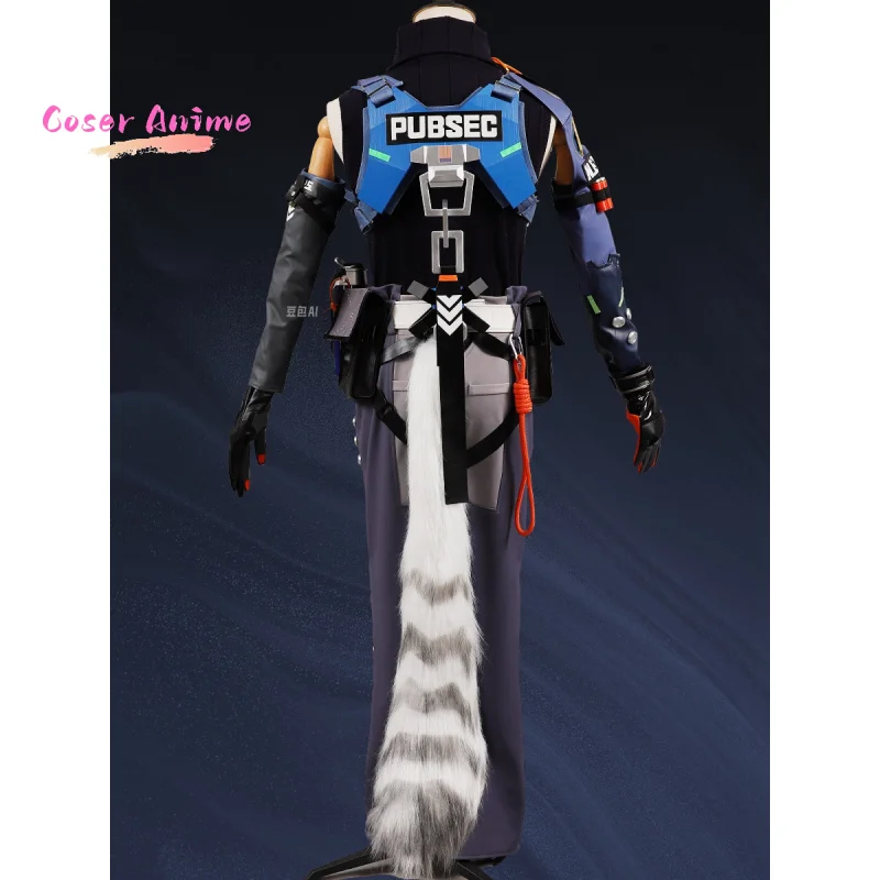 زي Zenless Zone Zero التأثيري لعبة Seth Lowell زي حفلة الهالوين للنساء والرجال دعائم الكرنفال