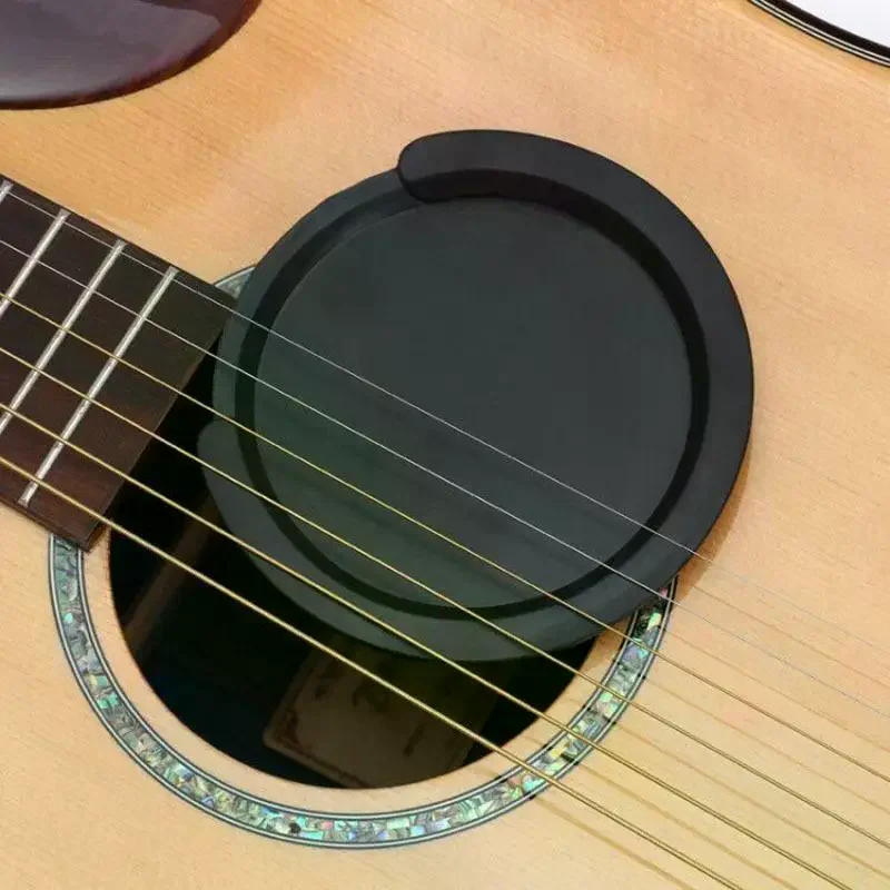 1/2 szt. Silikonowa Osłona Otworu Rezonansowego Gitary Klasycznej Redukująca Hałas Akcesoria Gitarowe Blokada Tłumiąca Dźwięk Części Zamienne