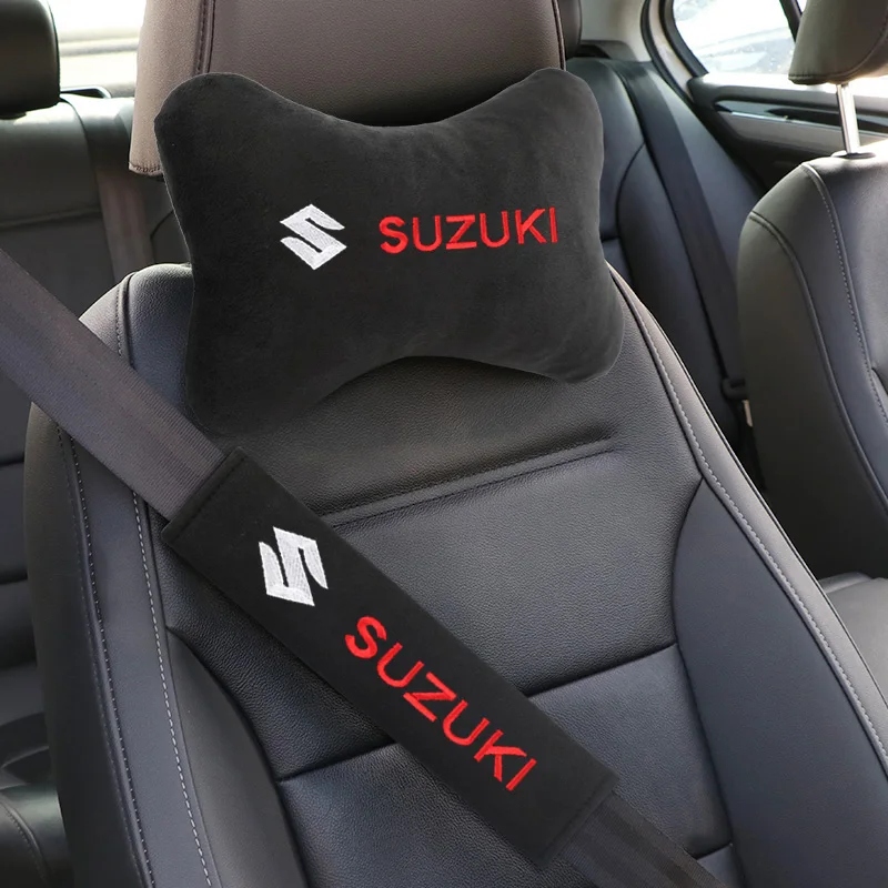 Car Auto Seat Head Neck Rest Cushion Headrest Pillow Pad For Suzuki Grand Swift Jimny Vitara Baleno SX4 Alto