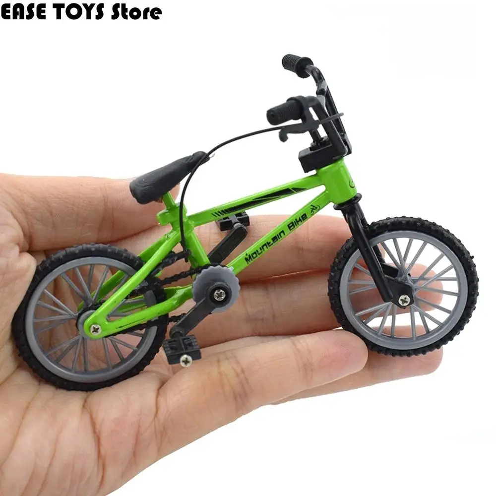 1 PCS Finger Bmx Bike Toys for Boys Mini Bike With Brake Rope Alloy bmx Functional Mountain Bicycle Model Toys for Children Gift