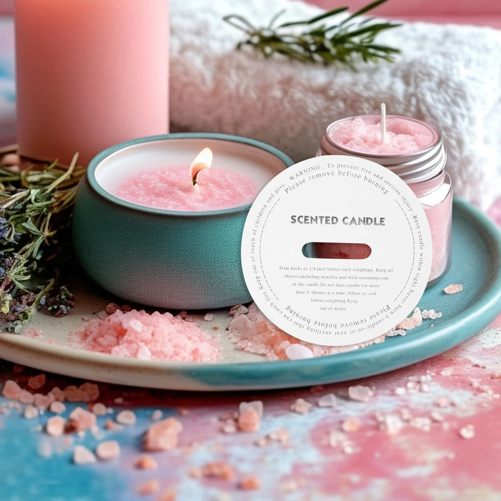 

50pcs Wax Round Covers Dustproof Diy Handmade Making Supplies For Aromatherapy Jars Protective Caps Craft Shields