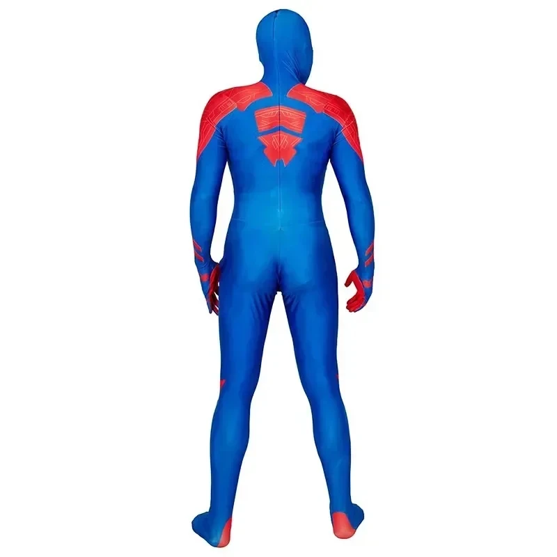 Spiderman Kostuum Superheld Spider Man 2099 Miguel O'hara Cosplay Kostuum Bodysuit Jumpsuit Halloween Feest Voor Kinderen Volwassen