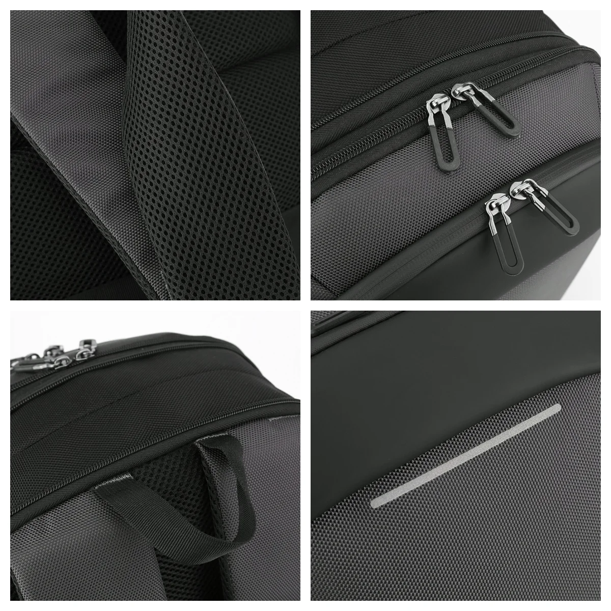 حقيبة ظهر رجال الأعمال ذات سعة كبيرة وواسعة ومتينة للرجال حقيبة ظهر كاجوال وظيفية قابلة للتوسيع للرجال للركاب والكمبيوتر المحمول #6