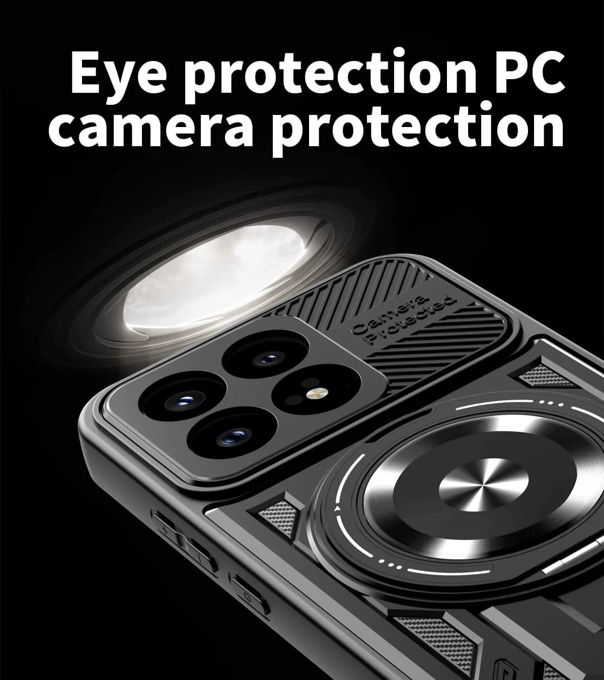 Etui Pancerne z Magnetycznym Obrotowym Uchwytem 360° do Xiaomi Poco F8 Ultra/Poco F8 Pro, Redmi K90 Max, Kompatybilne z Magsafe — zdjęcie produktu 3