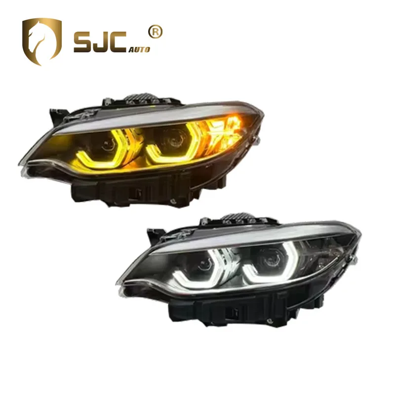 Auto Headlight For BMW 2 Series F22 2014-2021Yellow White DRL Switch Dual-Color Daytime Running Light Lighting System