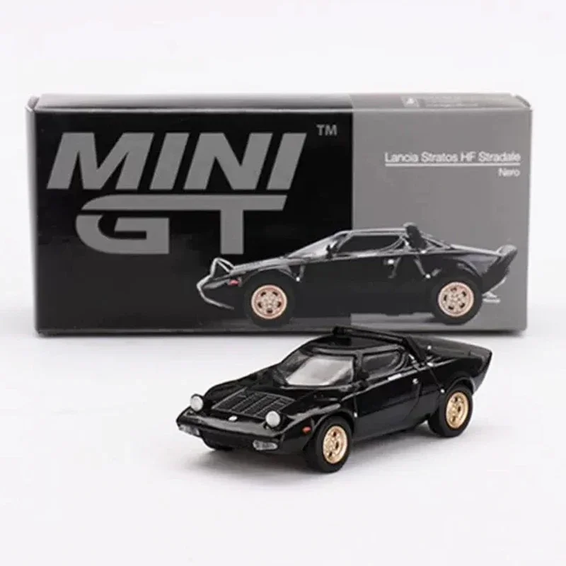 

MINIGT In Stock 846 1:64 Lancia Stratos HF Stradale Nero Diecast Diorama Model Collection Miniature Toys