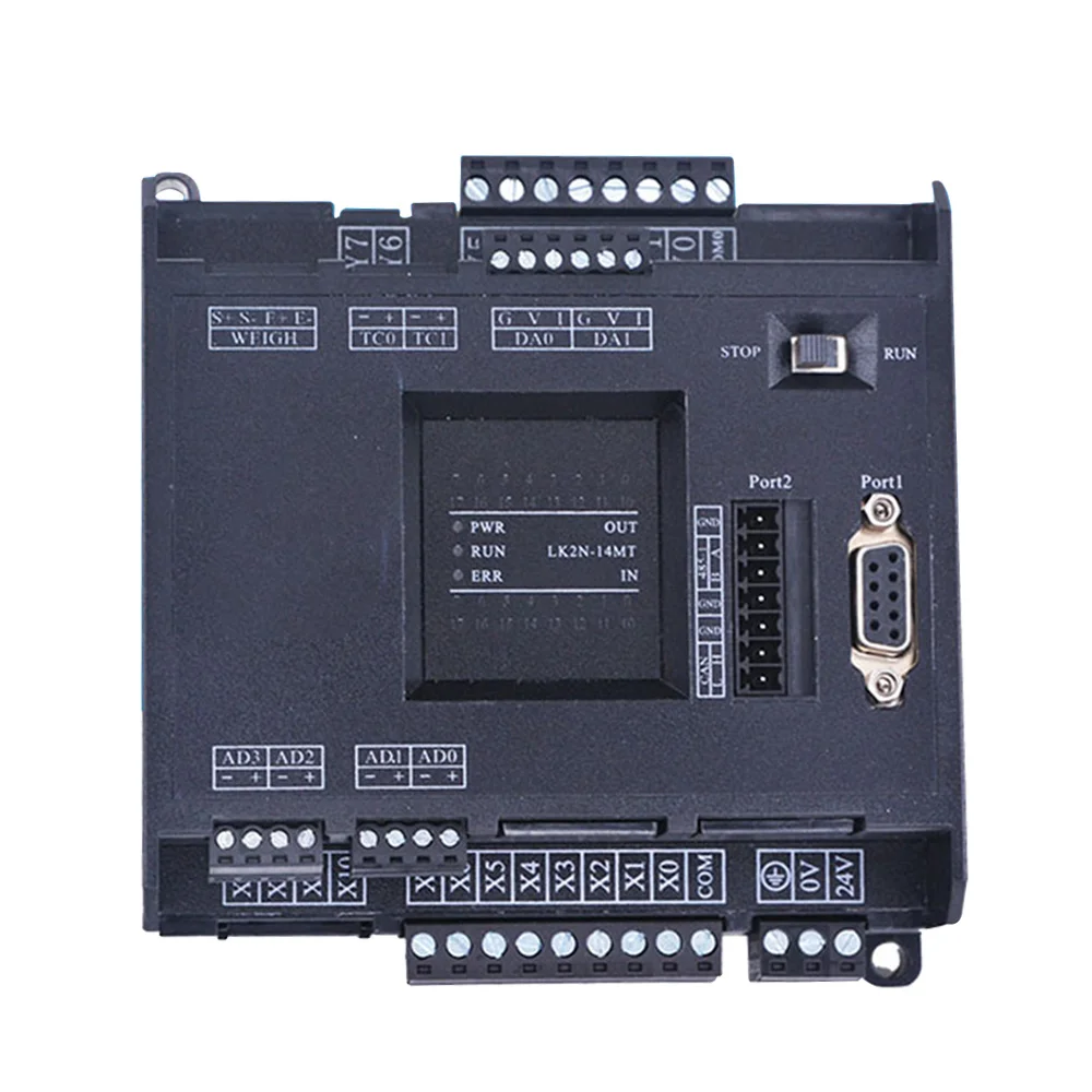 LK3U 200 كيلو هرتز FX3U-14 -24 -32 -48 -64 -80MR MT ترانزستور مرحل MODBUS تناظري في مفتاح إلى PT100 NTC 10K إيثرنت #1