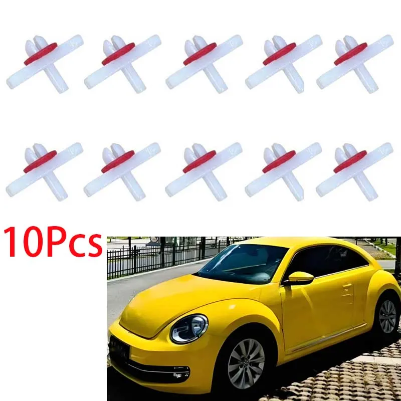 10PCS Door Lining Trim Sealing Gasket Clips Compatible With For VW Jetta Passat Golf | OE#155-853-585