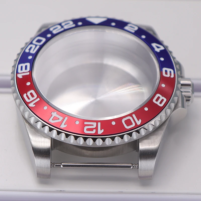 40mm NH35 Gehäuse Edelstahl Saphirglas für NH35 NH36 NH34 ETA 2824 Miyota 8215 Uhrwerk YACHT-MASTER Uhrengehäuse Mod 20ATM – Detail 6